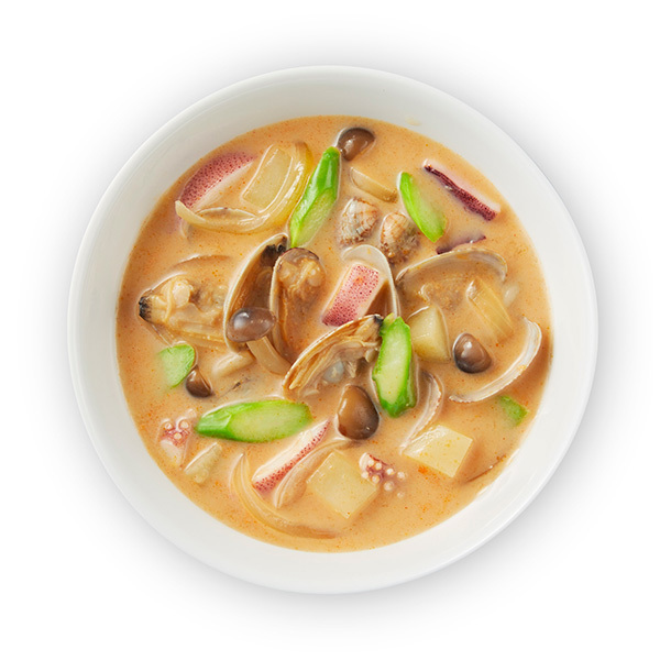 豆乳チャウダーの完成イメージ