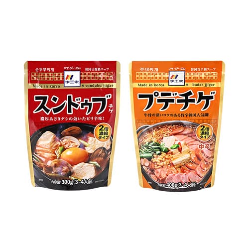 スンドゥブチゲ・プデチゲ