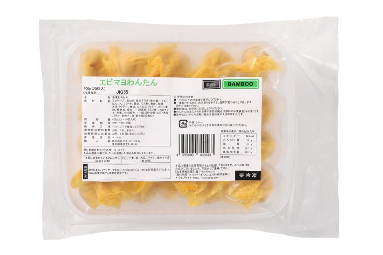 BAMBOO エビマヨわんたんの商品パッケージ画像