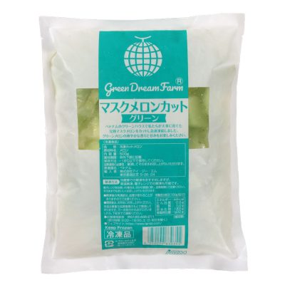 マスクメロンカット グリーン 500g（業務用）