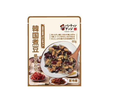 韓国のお惣菜パンチャン「韓国煮豆盛り合わせ80g」