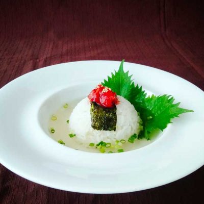 チャンジャのだし茶漬け