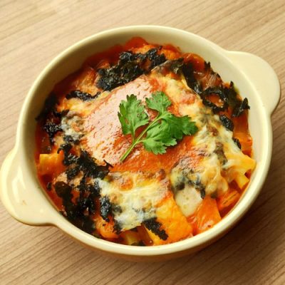 レンジでアレンジ！ 冬にほっこり韓国風グラタン