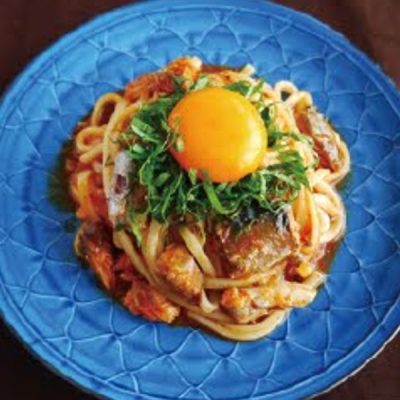 サバ缶のスンドゥブうどん