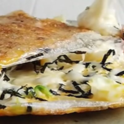 ライスペーパーでお好み焼き