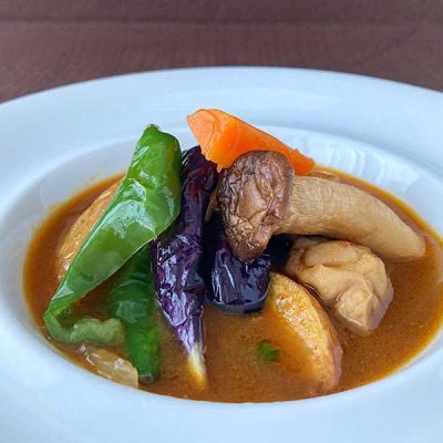 ごろごろ野菜のスープカレー