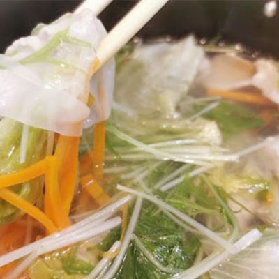 ライスペーパーしゃぶしゃぶ