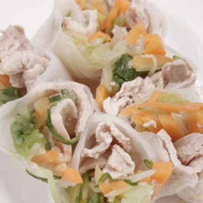 ライスペーパーしゃぶしゃぶ巻き