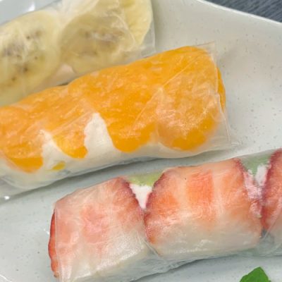 ライスペーパーフルーツ巻き