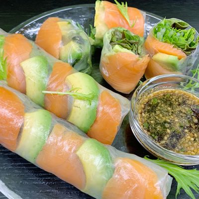 ライスペーパー生春巻き