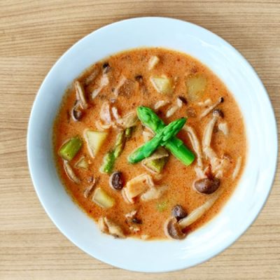 あさりだしの豆乳チャウダー